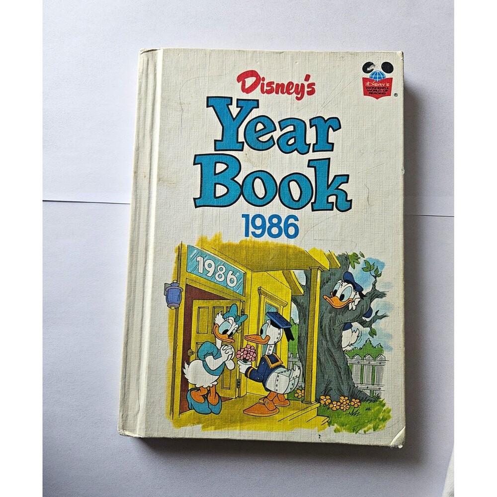 Disney Donald Duck Year Book 1986 Hardcover Book - Disney Franchise
